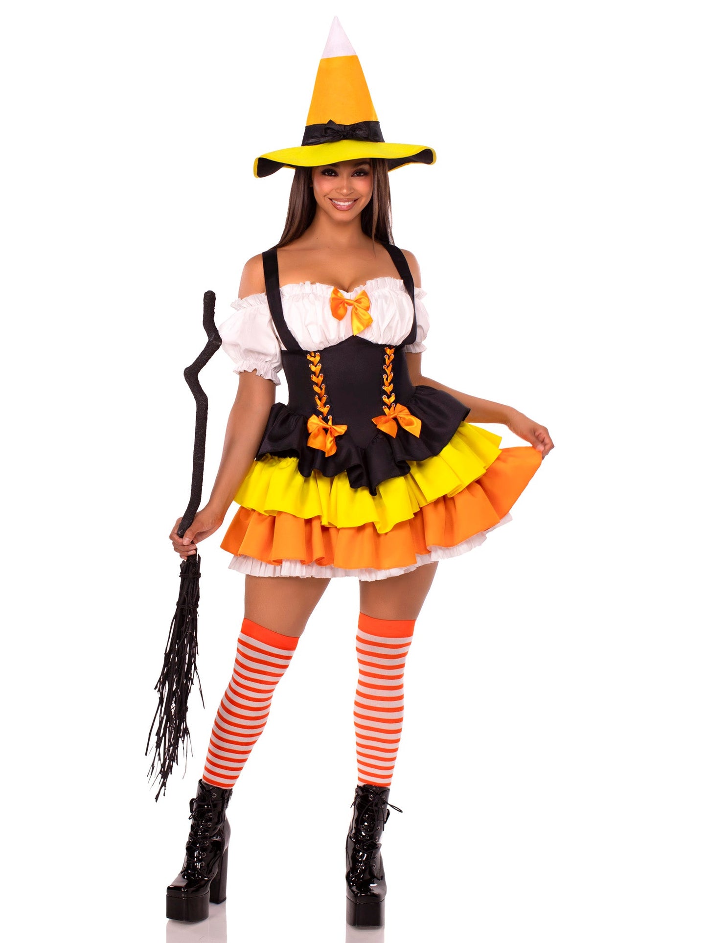 Candy Corn Witch Costume