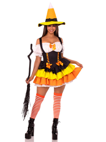 Candy Corn Witch Costume