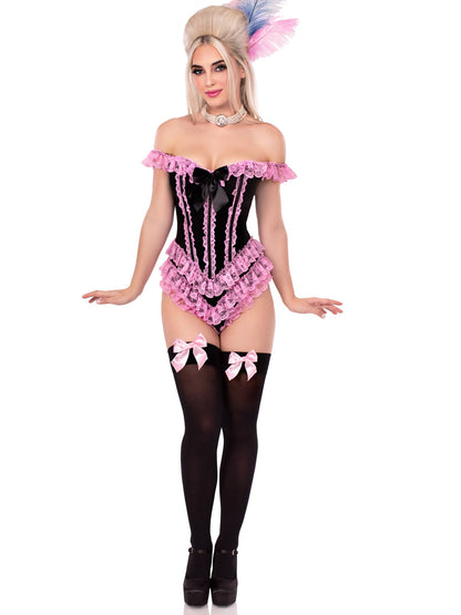 Ruffle Bodysuit with Boning