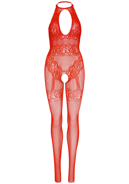 Just Between Us Rhinestone Lace Bodystocking