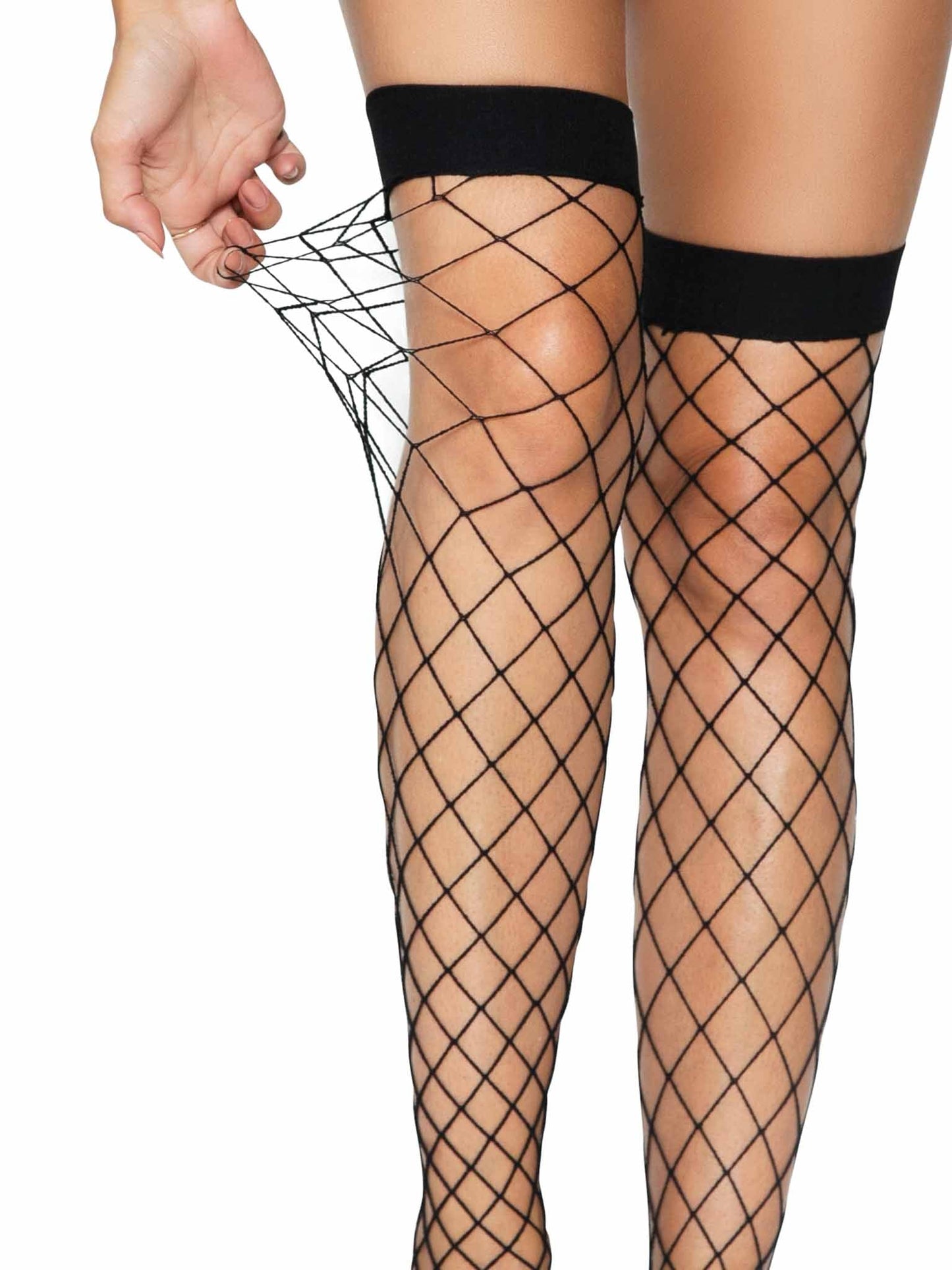 Ida Net Thigh High Stockings