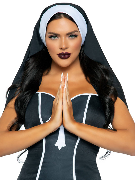 Nun Habit Costume Headband