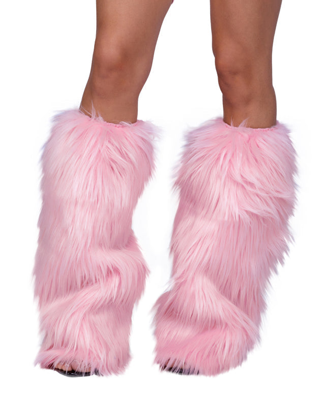 Roma Rave Festival Fur Boot Covers.