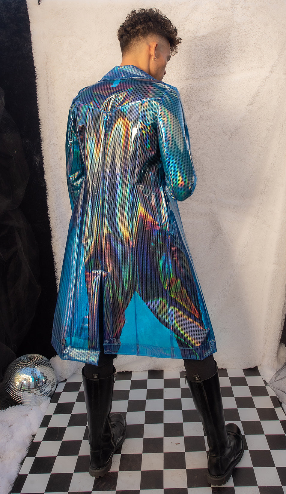 J. Valentine Unisex Transparent Trench Coat - Festival Wear