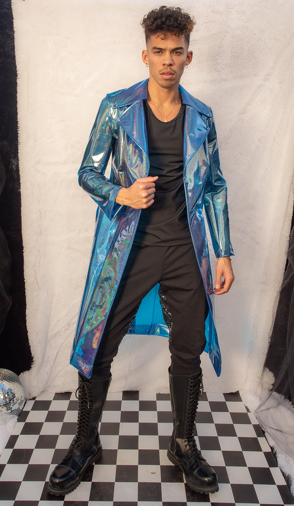 Rave FE240 - Rubberized Vinyl Trench Coat - J. Valentine.