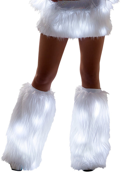 Rave FF429 - Faux Fur Light-Up Legwarmers - J. Valentine.