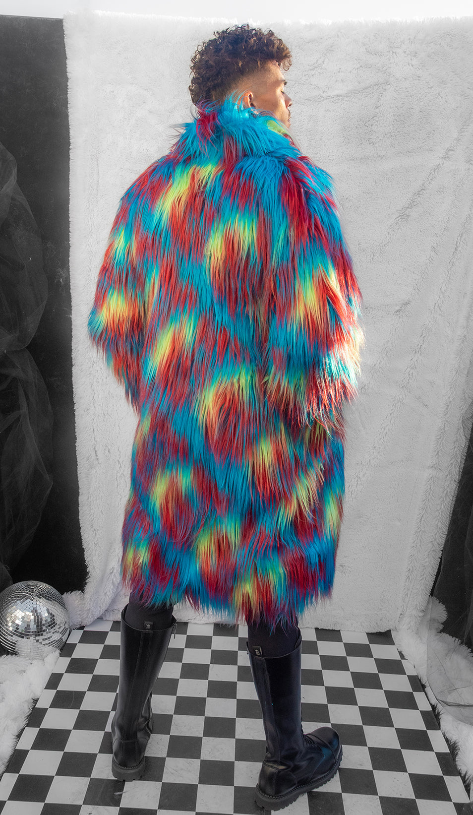 Rave FR154 - Unisex Faux Fur Mid-Length Coat - J. Valentine.