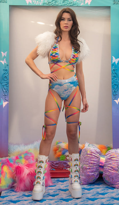 Rave FE238 - Lace-Up Triangle Top - J. Valentine.