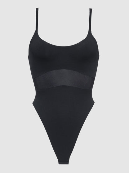 KATRINA MICRO & MESH HIGH HIP SHAPING BODYSUIT
