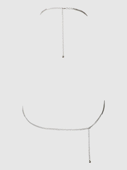 RHINESTONE SWIRL KNOT BRALETTE