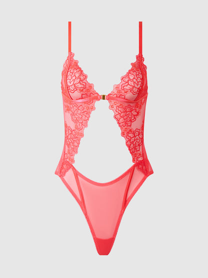 EDEN EMBROIDERED WIREFREE TEDDY