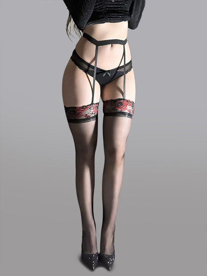 High-Waist Garter Stockings.