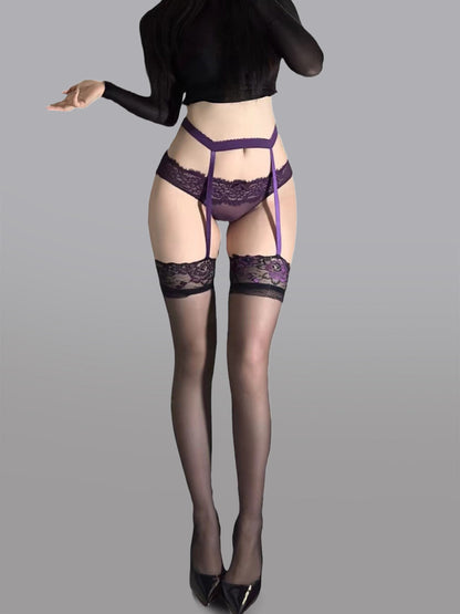 High-Waist Garter Stockings.