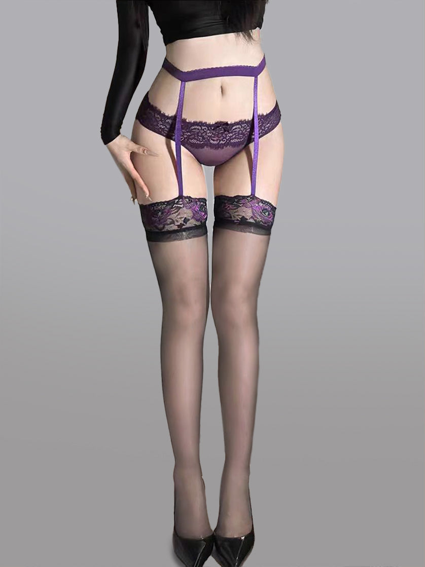 High-Waist Garter Stockings.