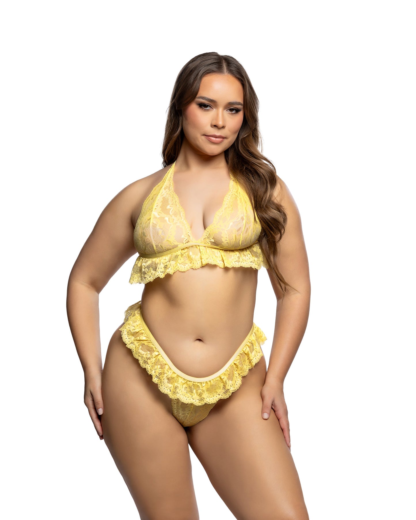 Lacy Sweet Flutter 2pc Set Roma Confidential