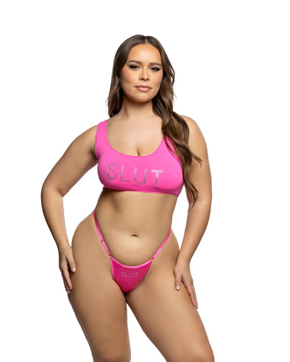 Sporty Crop 2pc Set Roma Confidential