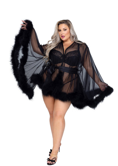 Hollywood Glam Luxury Mini Robe Roma Confidential