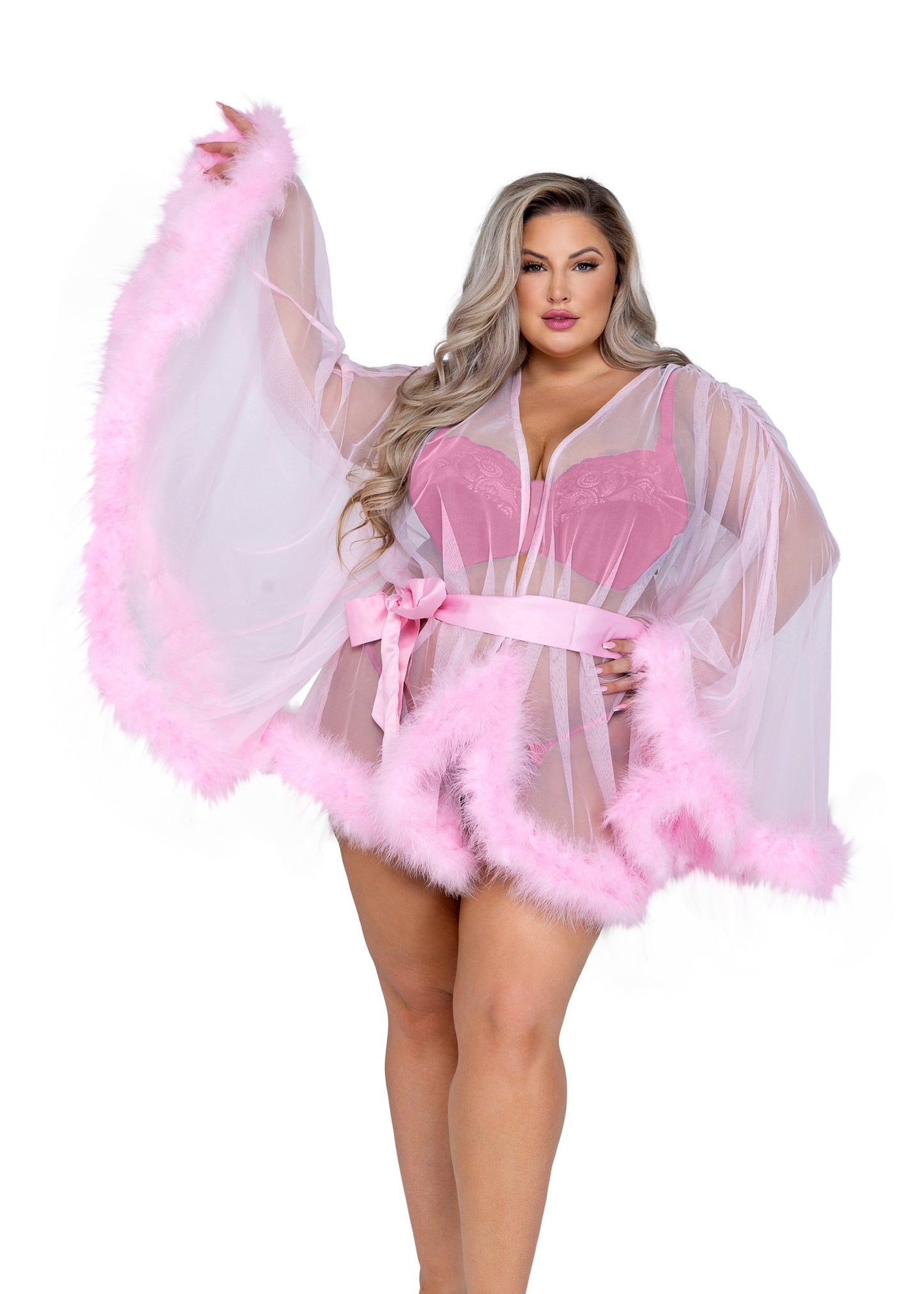 Hollywood Glam Luxury Mini Robe Roma Confidential
