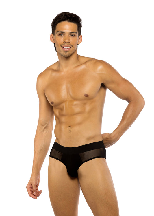 Mens Sheer Peek-A-Boo Briefs Roma Confidential.