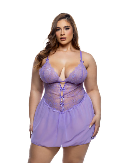 Paradise Dream Babydoll 2pc Set Roma Confidential