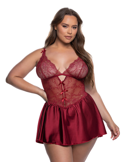 Paradise Dream Babydoll 2-Piece Set Roma Confidential