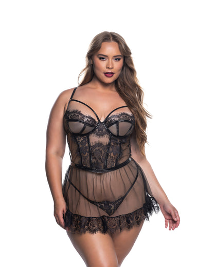 Eden Babydoll 2-Piece Set Roma Confidential