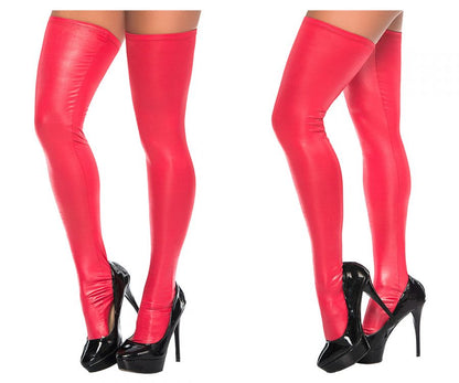 Mapale 1017 Thigh Highs Color Red.