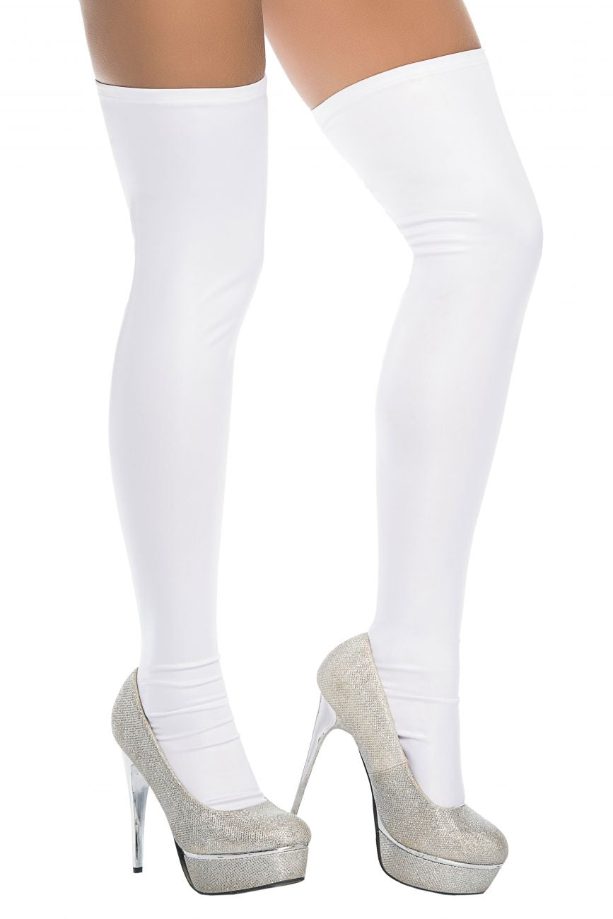 Mapale 1017 Thigh Highs Color White.