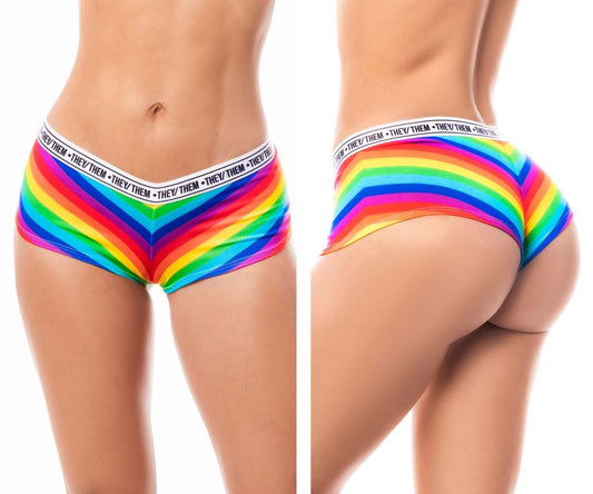 Mapale 122C Rainbow Cheeky Short Color Only Color.