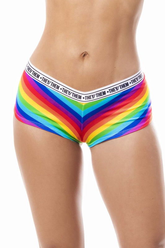 Mapale 122C Rainbow Cheeky Short Color Only Color.