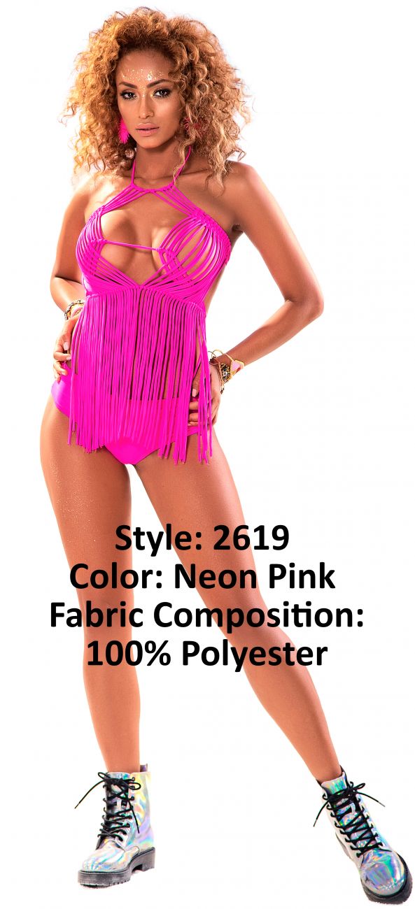 Mapale 2619 Two Piece Set Color Neon Pink.