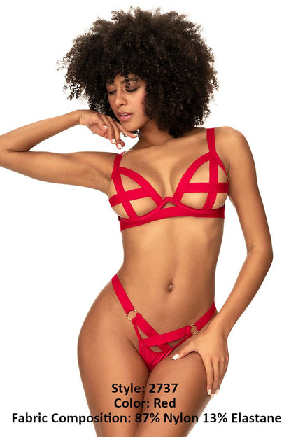 Mapale 2737 Two Piece Set Color Red.