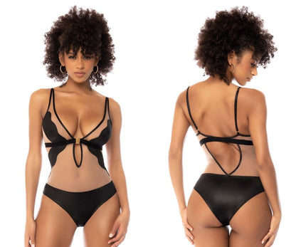 Mapale 2746 Fleur Bodysuit Color Nude-Black.