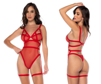 Mapale 2772 Bodysuit Color Red.