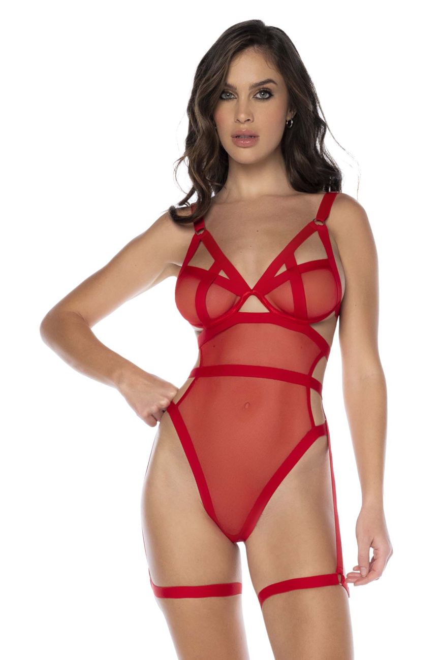 Mapale 2772 Bodysuit Color Red.