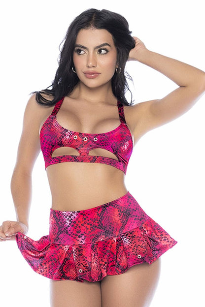 Mapale 2785 Two Piece Set Color Fierce Fuchsia.