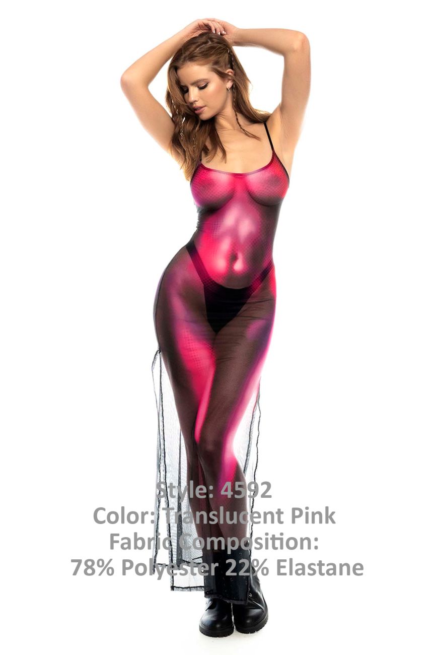 Mapale 4592 Neptune Dress  Color Translucent Pink.