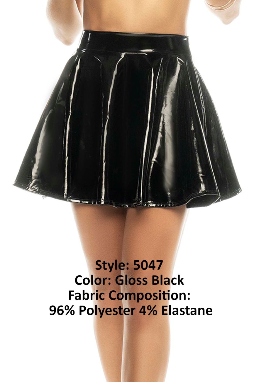 Mapale 5047 Valeria Skirt Color Gloss Black.