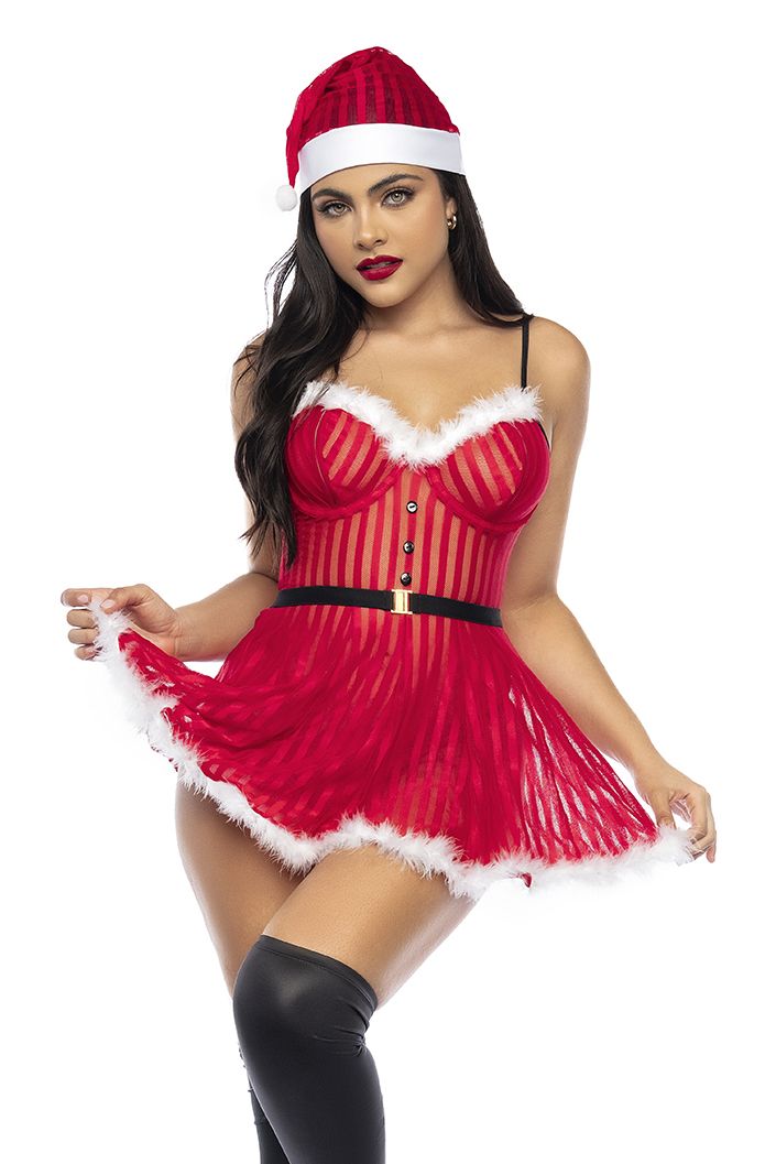 Mapale 60010 Costume Mrs Claus Color Only Color.