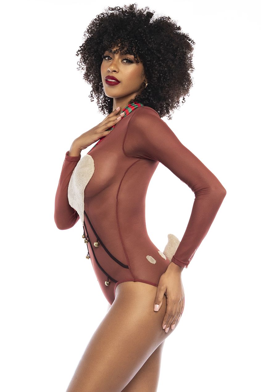 Mapale 60012 Costume Curvy Size Sexy Babe Reindeer Color Only Color.
