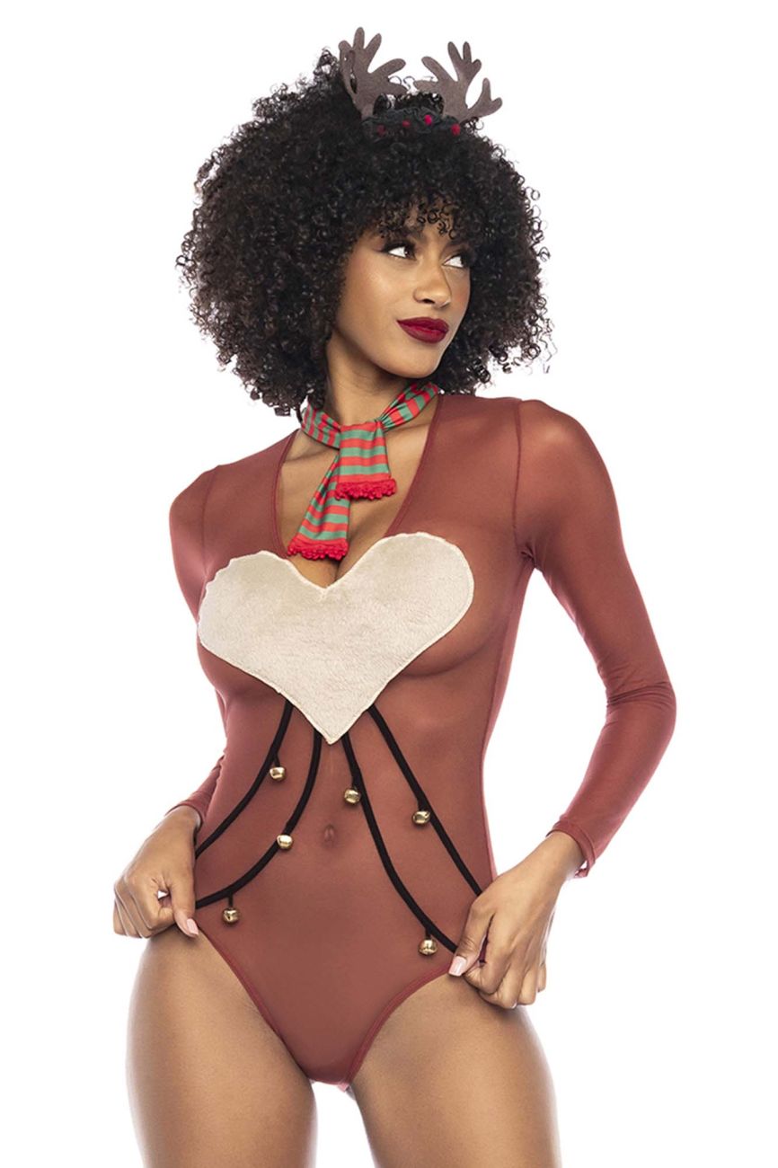 Mapale 60012 Costume Curvy Size Sexy Babe Reindeer Color Only Color.