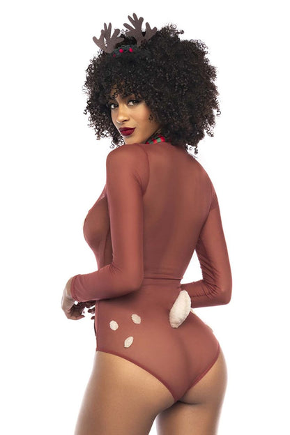 Mapale 60012 Costume Curvy Size Sexy Babe Reindeer Color Only Color.