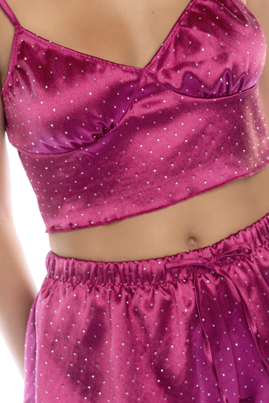 Mapale 7581 Two Piece Pajama Set Color Sparkling Fuchsia.