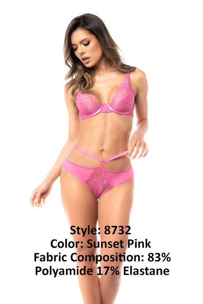 Mapale 8732 Two Piece Set Color Sunset Pink.