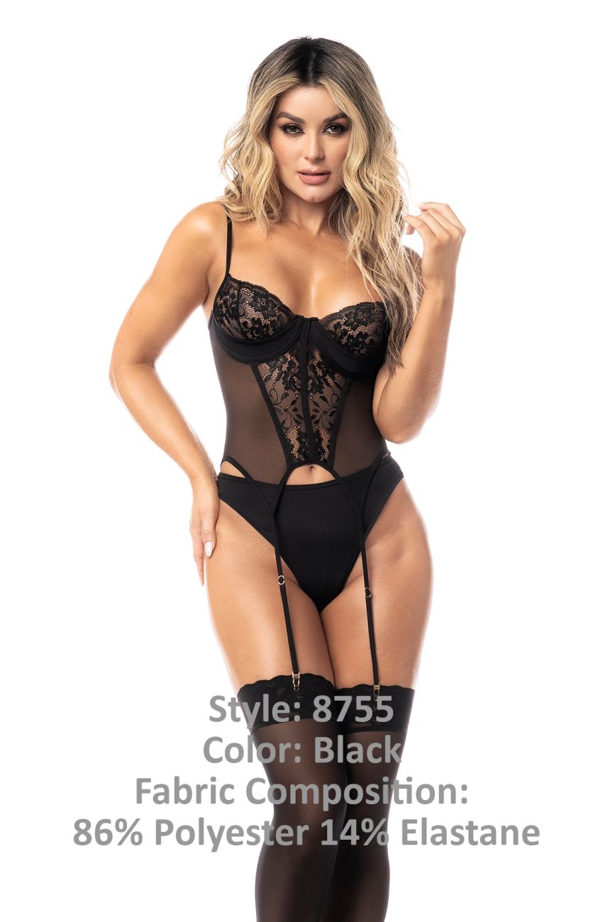Mapale 8755 Two Piece Set Color Black.