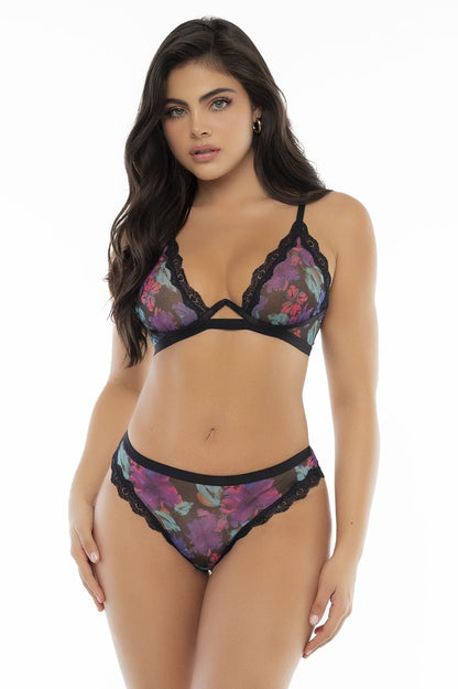 Mapale 8771 Two Piece Set Color Dream Flower Print.