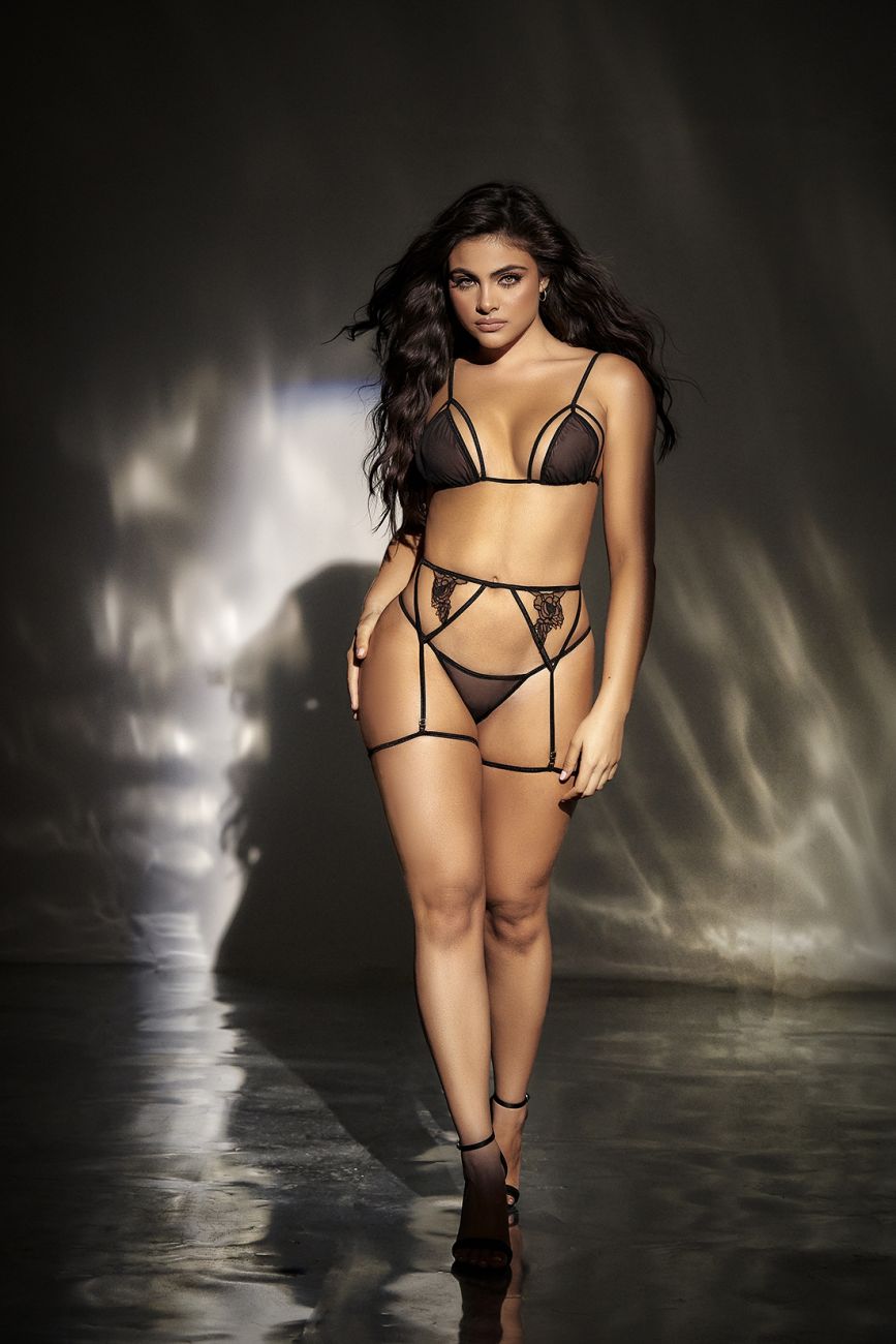 Mapale 8785 Three Piece Set Color Black.