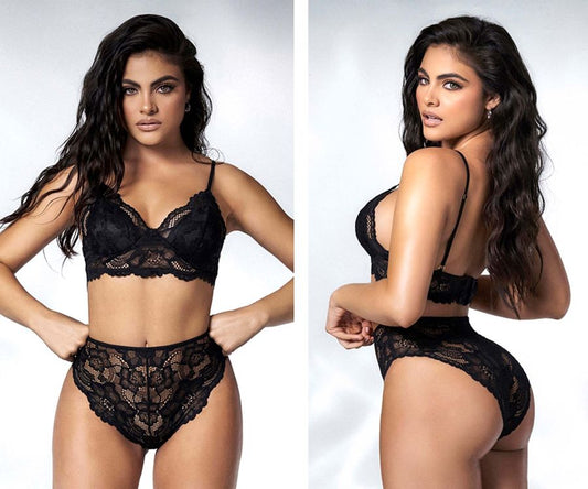 Mapale 8796 Two Piece Set Color Black.