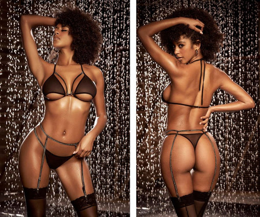 Mapale 8807 Three Piece Set Color Black.