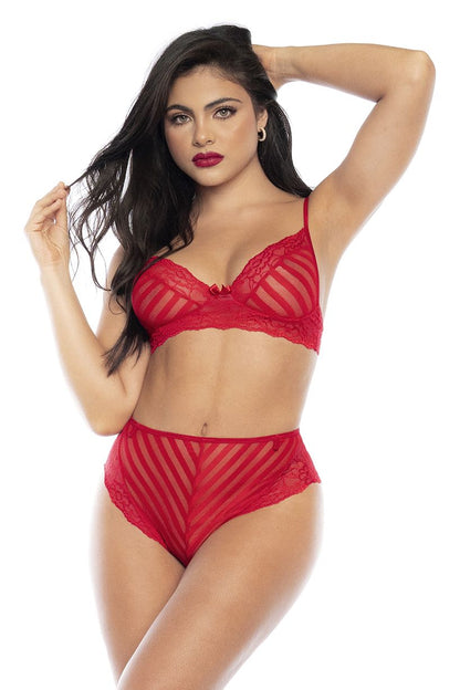 Mapale 8815 Two Piece Set Color Red.